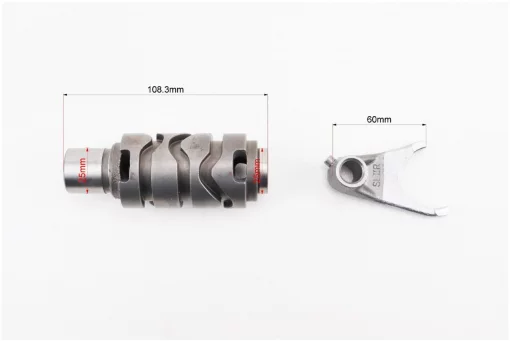 Loncin LX300-6H 300AC Вал КПП+вилка переключения передач к-кт 3шт+вал 2шт, LONCIN, YQ-507327