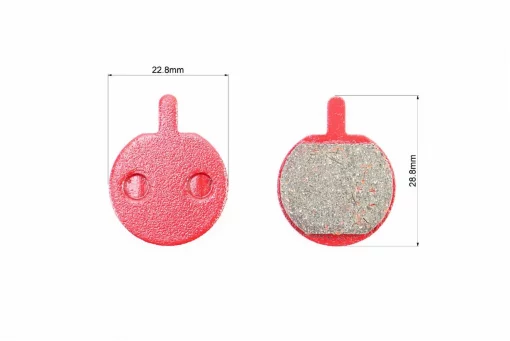 Гальмівні колодки Disk-brake (Hayes MX2,3, Sole, Artec ADC-01, JAK-5, Bolids Boli-BB2), червоні YL-1025, ВЕЛОЗАПЧАСТИНИ, YQ-411355