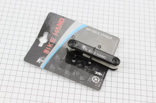 Ключ-набір 11 предметів (шестигранники 2,2.5,3,4,5,6,8мм, викрутки пряма та фігурна, спицеві ключі 14,15G), YC-273,