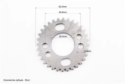 Loncin LX300-6 Зірка розподільчого валу ГРМ 32Т, LONCIN, YQ-507381
