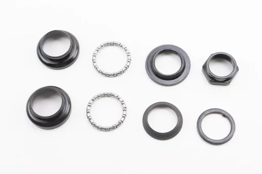 Кермова колонка 1" (30/25,4x30/27мм) різьбової вилки, чорна H800K, ВЕЛОЗАПЧАСТИНИ, YQ-411395