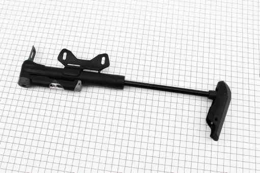 Насос пластмасовий з вузьким манометром, Т-ручкою, чорний GP-43CP, ВЕЛОІНСТРУМЕНТ, YQ-407216