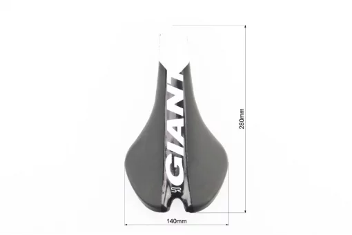 Сидіння MTB 280x140мм, чорно-біле, ВЕЛОЗАПЧАСТИНИ, YQ-411422