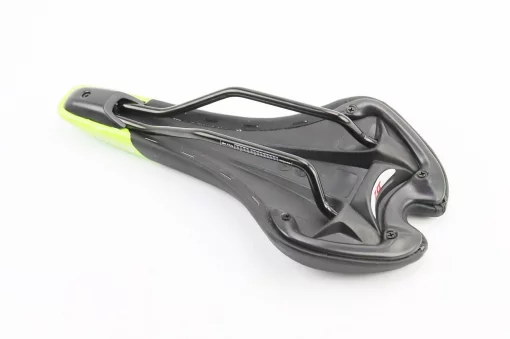 Сиденье MTB 280x140мм, чёрно-салатовое, ВЕЛОЗАПЧАСТИНИ, YQ-411424