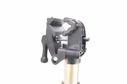 Стенд для ремонту велосипеда алюмінієвий, складаний, регульована висота 100-150 см, регульований кут нахилу велосипеда, кріпл.