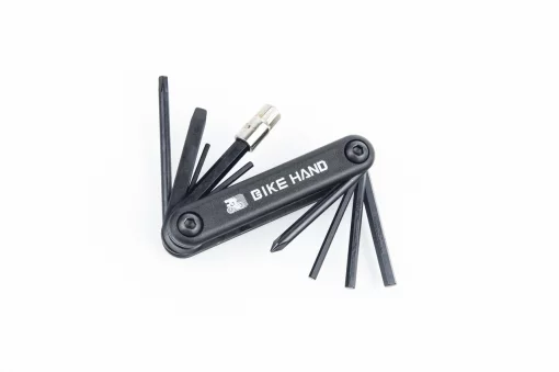 Ключ-набор 10 предметов (шестигранники 2,2.5,3,4,5,6,8мм, отвёртки прямая и фигурная, Т25 ключ-звёздочка), чёрный YC-274,