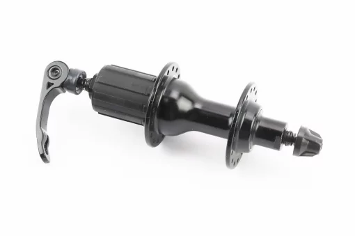 Втулка задняя ROAD алюминиевая 14Gx32H под кассету 8-11зв, V-brake, 2 пром-подшипники 6200 2RS, крепл. эксцентрик, чёрная RH-285,