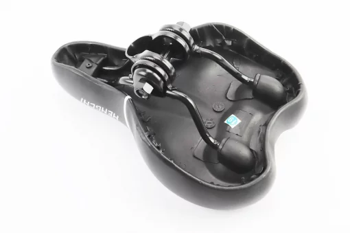 Сиденье CHILD 220x150мм, чёрно-бело-зелёное HENGCHI AZ-296AF, ВЕЛОЗАПЧАСТИНИ, YQ-411478