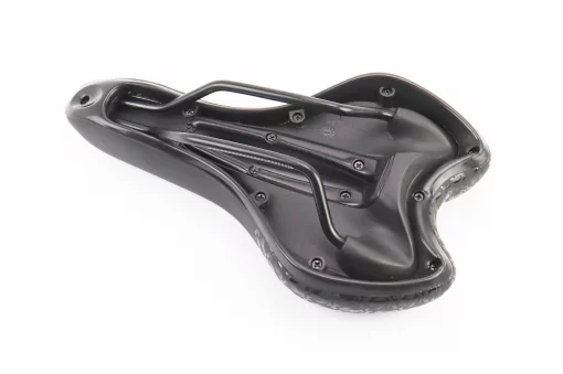 Сиденье MTB 270x160мм, чёрно-бело-красное "GEL", ВЕЛОЗАПЧАСТИНИ, YQ-411490