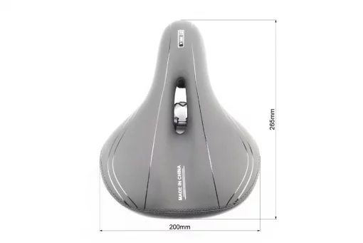 Сиденье ХВЗ 265x200мм, чёрное TW 30, ВЕЛОЗАПЧАСТИНИ, YQ-411526