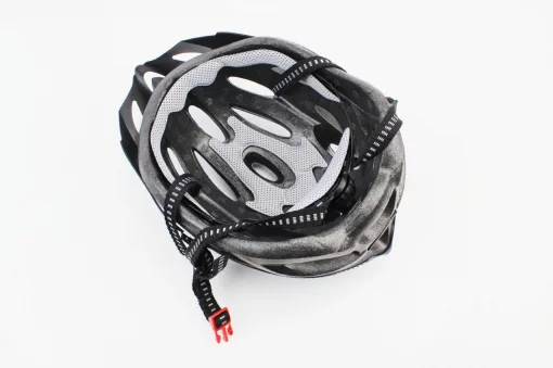 Шлем велосипедный L (54-62 см) съёмный козырёк, 21 вент. отверстий, чёрно-сине-белый, ВЕЛОЕКІПІРУВАННЯ, YQ-408122