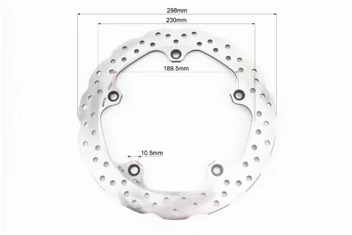 Loncin LX650DS/LX650-2A Диск тормозной передний, D-298мм, LONCIN, YQ-507530