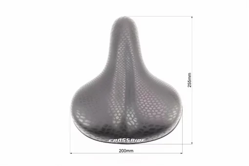Сиденье ХВЗ 255x200мм, чёрное CROSSRIDE N153В, ВЕЛОЗАПЧАСТИНИ, YQ-411551