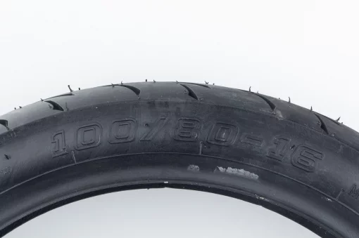 Шина 100/80-16 бескамерная, шоссейный рисунок VOGUE, ШИНИ, YQ-353564