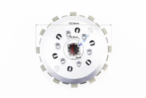 Loncin LX300-6 Сцепление, маховик в сборе (6 болтов, маховик 84 зуб.), LONCIN, YQ-507566