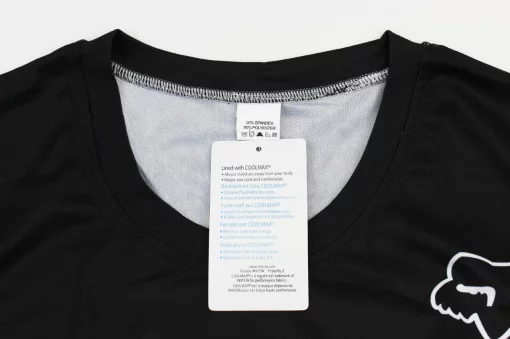 Футболка (Джерсі) чоловіча L-(Polyester 80% / Spandex 20%), чорно-сіра, ВЕЛОЕКІПІРУВАННЯ, YQ-408155