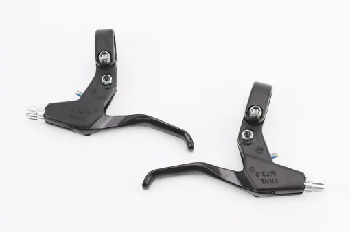 Гальмівні ручки, алюмінієві, чорно-сірі RS360A, ВЕЛОЗАПЧАСТИНИ, YQ-411586