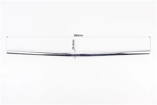 Кермо MTB пряме 25,4х580мм, хром, ВЕЛОЗАПЧАСТИНИ, YQ-411593