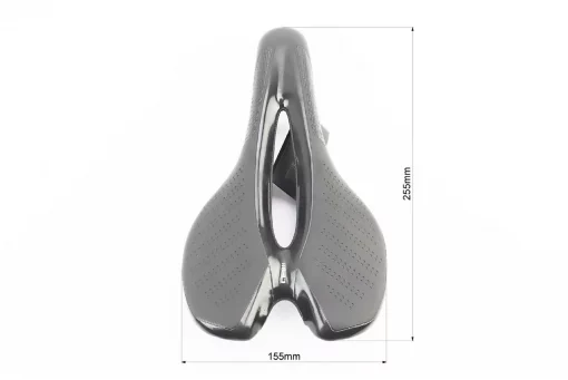 Сидіння MTB 255x155мм з ліхтарем, зарядка від USB, чорне LT-911, ВЕЛОЗАПЧАСТИНИ, YQ-411606