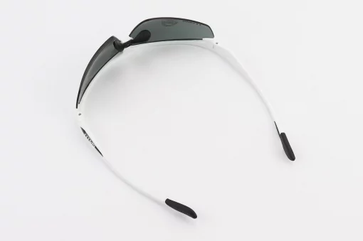 Очки с набором для ухода, сменные линзы 5шт, в жёстком чехле, белые SGL-V08, ВЕЛОЕКІПІРУВАННЯ, YQ-408169