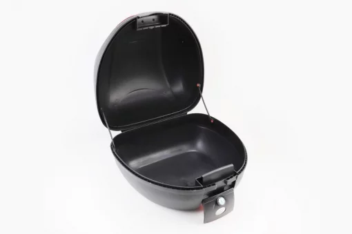 Кофр средний (пластмассовый) 420x400x310мм, крепл. быстросъёмное, чёрный матовый YM-0815, КОФРИ, YQ-360071