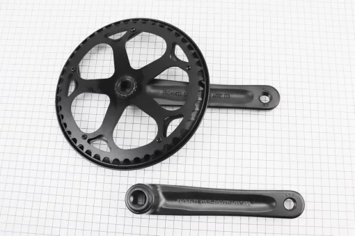 Шатуны "квадрат" 170мм, 46T (1/8") CITY, алюминиевые, чёрные FOLDING PRO-546P, ВЕЛОЗАПЧАСТИНИ, YQ-411691