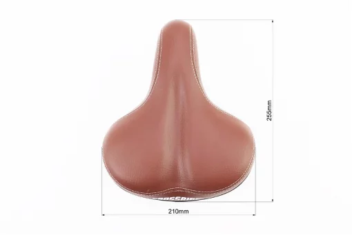 Сиденье ХВЗ 255x210мм, коричневое CROSSRIDE N318, ВЕЛОЗАПЧАСТИНИ, YQ-411695