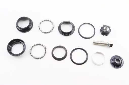 Кермова колонка BMX 1-1/8" (34/28,6x34/30мм) безрізьбової вилки, чорна H878SW, ВЕЛОЗАПЧАСТИНИ, YQ-411710