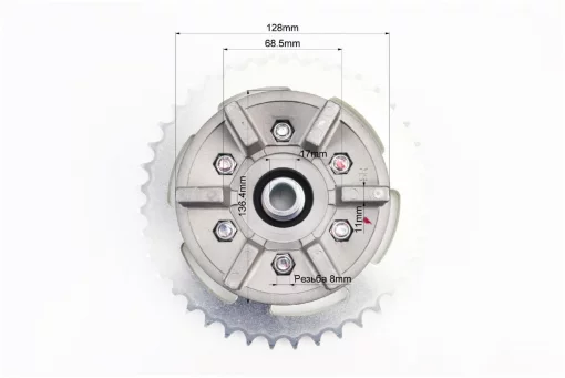 Loncin LX300-6 Панель демпферная со звездой 520-40Т в сборе, LONCIN, YQ-507584