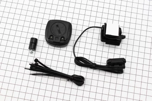 Велокомпьютер 15-функций, проводной, 1,5" дисплей, чёрный YS-468B (без батареек), ВЕЛОАКСЕСУАРИ, YQ-409020