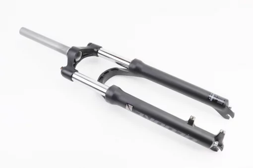 Вилка 26" амортизаційна, без різьби 1-1/8" (28,6мм), шток 205мм, з ходом 100мм, Disk-brake, M Lockout, алюмінієва, чорна BLOOKE