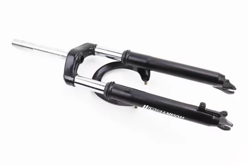 Вилка 24" амортизационная, с резьбой 1" (25,4мм), шток 190мм, с ходом 50ммм, V/Disk-brake, чёрная ES-226, ВЕЛОЗАПЧАСТИНИ,