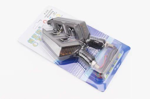 Поворотник диодный на гибкой ножке+габарит, белый LED "СТРЕЛА", секвентальный, к-кт 2шт тип 2, ФАРИ, ПОВОРОТИ, YQ-354207