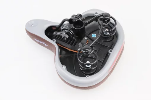 Сиденье ХВЗ 255x210мм, коричневое AZ-109BF-9T, ВЕЛОЗАПЧАСТИНИ, YQ-411848