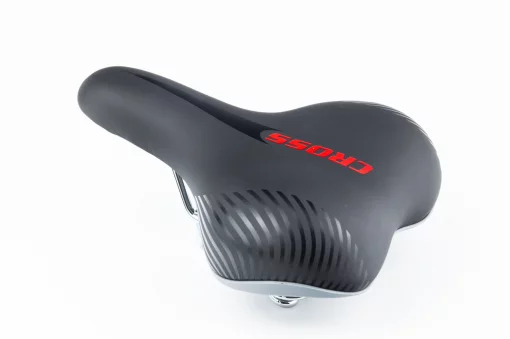 Сиденье ХВЗ 250x180мм, чёрное CROSS, ВЕЛОЗАПЧАСТИНИ, YQ-411849