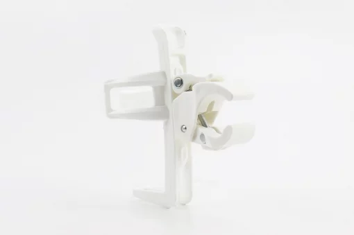 Флягодержатель пластиковый универсальный, крепл. эксцентрик, белый BC-105C, ВЕЛОАКСЕСУАРИ, YQ-409075