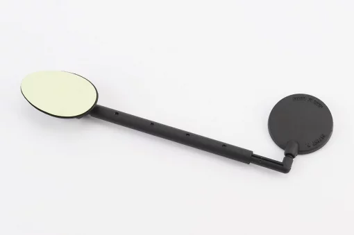 Зеркало круглое, регулируемое, телескопическое, крепл. на липучке к шлему велосипеда, чёрное SBM-2270, ВЕЛОАКСЕСУАРИ, YQ-409155