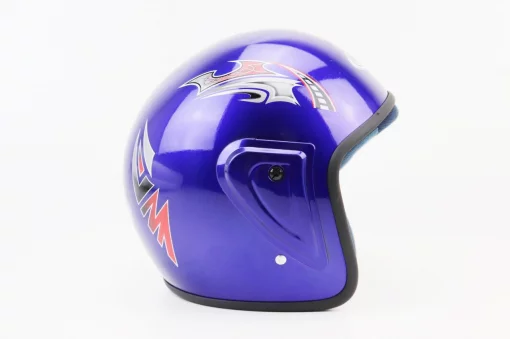 Шлем открытый HK-215, синий (незначительные отличия рисунков, возможны дефекты покраски), ШОЛОМИ, YQ-360128