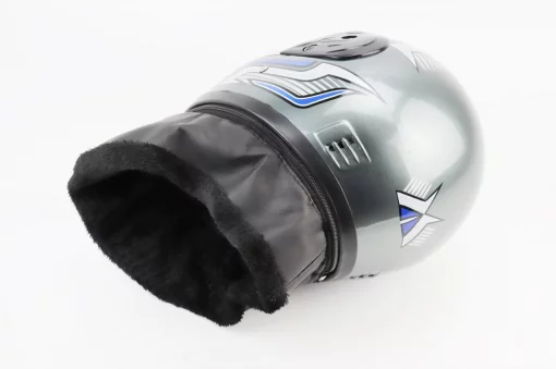 Шолом інтеграл з коміром HK-221, сірий з малюнком, ШОЛОМИ, YQ-360151