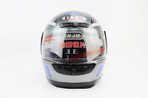 Шолом інтеграл з коміром HK-221, сірий з малюнком, ШОЛОМИ, YQ-360151