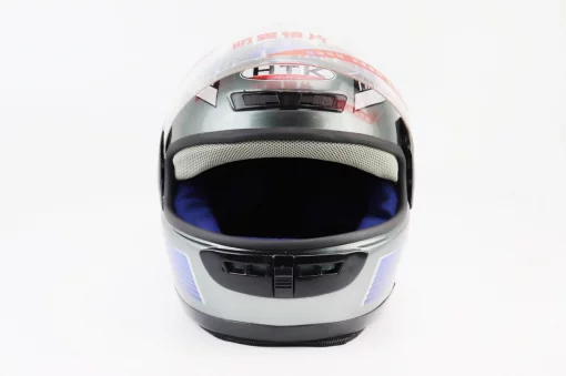 Шолом інтеграл з коміром HK-221, сірий з малюнком, ШОЛОМИ, YQ-360151