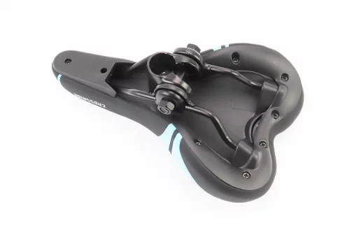 Сиденье MTB 240x140мм, чёрно-синее-белое BSK-901-В, ВЕЛОЗАПЧАСТИНИ, YQ-411883