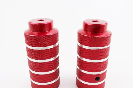 Пеги ВМХ &Oslash;50х112мм под ось10мм, алюминиевые, красные к-кт, ВЕЛОЗАПЧАСТИНИ, YQ-411888