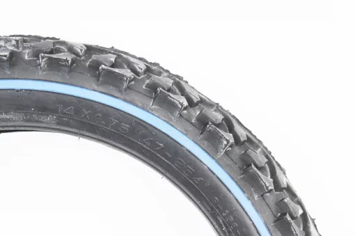 Шина 14"х1,75 (47-254) шипованная с синей полосой SA-186, ВЕЛОШИНИ, YQ-402668