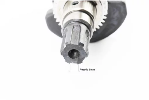 Коленвал 178F (Dшейки-36мм, H-102,4мм) под шлиц+шестерни+подшипник, запрессованный, D178/186F, YQ-602953