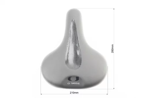 Сиденье MTB 260x210мм, чёрное AZ-162M, ВЕЛОЗАПЧАСТИНИ, YQ-411901