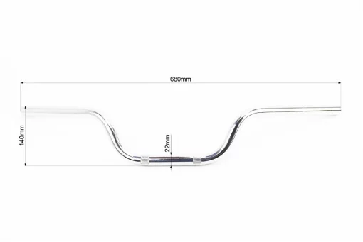 Руль "стандарт" 680мм тип 1, Viper-V150A, YQ-508041