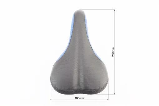 Сиденье MTB 260x160мм, чёрно-синее AZ-69E, ВЕЛОЗАПЧАСТИНИ, YQ-411914