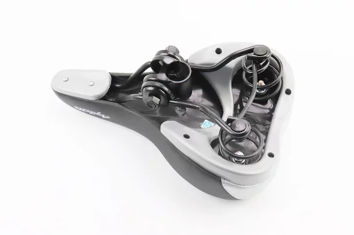 Сидіння MTB 260x160мм, чорно-сіре AZ-69, ВЕЛОЗАПЧАСТИНИ, YQ-411916