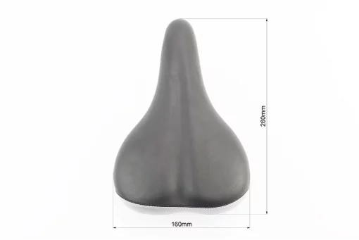 Сидіння MTB 260x160мм, чорно-сіре AZ-69, ВЕЛОЗАПЧАСТИНИ, YQ-411916